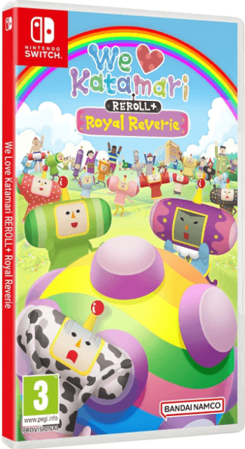 Katamari Damacy Encore box art for Nintendo Switch